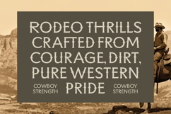 Bufalo Chotten - Western Vintage Font Product Image 5