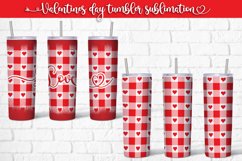 Valentines day love tumbler sublimation design wrap Product Image 1