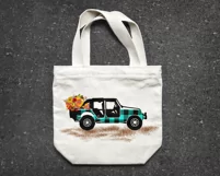 jeep Sublimation Design, Fall Buffalo Plaid jeep Sublimation Product Image 5