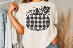 Buffalo plaid pumpkin svg, Thanksgiving Svg, Fall svg Product Image 3