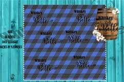 Blue Buffalo Plaid 30oz Rhinestone Pattern Product Image 1