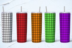 Buffalo plaid Tumbler sublimation, buffalo check paper Product Image 3