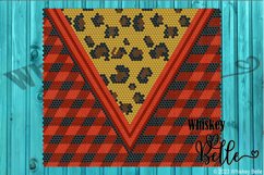 Leopard Buffalo Plaid V Split SS16 30oz Rhinestone Pattern Product Image 1