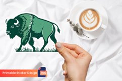Buffalo Sticker, Wild Buffalo Sticker, Boho Buffalo Sticker Product Image 1