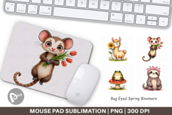 Bug-Eyed Spring Bloomers Mouse Pad Product Image 1