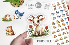 Bug-Eyed Spring Bloomers Sticker Product Image 1
