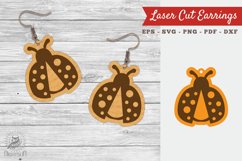 Bug Laser Cut Earrings SVG 1 Product Image 1