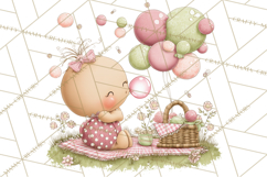 Insect Picnic Clipart Outdoor Bugs Picnic In Garden Png Product Image 5