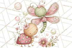 Insect Picnic Clipart Outdoor Bugs Picnic In Garden Png Product Image 3