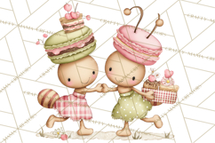 Insect Picnic Clipart Outdoor Bugs Picnic In Garden Png Product Image 4