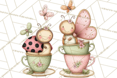 Insect Picnic Clipart Outdoor Bugs Picnic In Garden Png Product Image 2