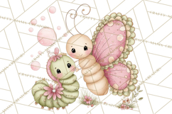 Insect Picnic Clipart Outdoor Bugs Picnic In Garden Png Product Image 4