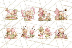 Insect Picnic Clipart Outdoor Bugs Picnic In Garden Png Product Image 6