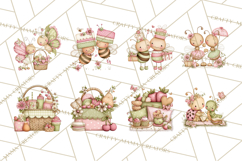 Insect Picnic Clipart Outdoor Bugs Picnic In Garden Png Product Image 4