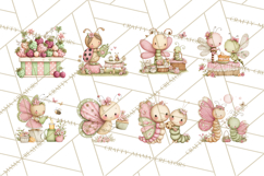 Insect Picnic Clipart Outdoor Bugs Picnic In Garden Png Product Image 8