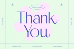 Bugery Gantik Thin Sans Serif Product Image 20