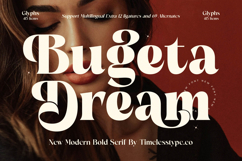 Bugeta Dream - New Modern Bold Serif Product Image 1