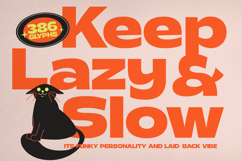 Bugky Groft - Groovy Sans Serif Display Font Product Image 7