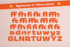 Bugky Groft - Groovy Sans Serif Display Font Product Image 11