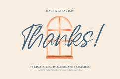 Bugley Yarkest Aesthetic Handwritten Font Product Image 15