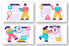 9 Bugs Tracking Tool Illustration Product Image 3