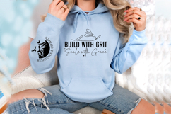 Build with Grit Scale with Grace Sleeve SVG Design Product Image 3
