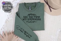 Build your empire with entrepreneurial vision Sleeve SVG Product Image 3