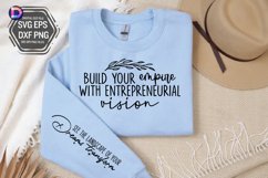 Build your empire with entrepreneurial vision Sleeve SVG Product Image 2