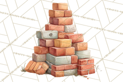 Construction Clipart, Truck Nursery Art PNG Product Image 2