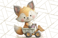 Construction Clipart, Truck Nursery Art PNG Product Image 4