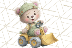 Construction Clipart, Truck Nursery Art PNG Product Image 4