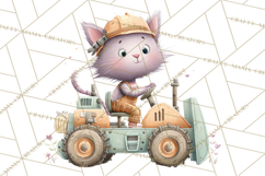 Construction Clipart, Truck Nursery Art PNG Product Image 5