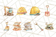 Construction Clipart, Truck Nursery Art PNG Product Image 2