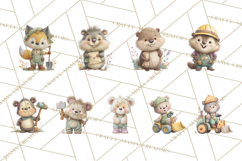 Construction Clipart, Truck Nursery Art PNG Product Image 8