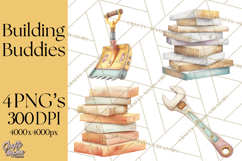 Construction Clipart, Truck Nursery Art PNG Product Image 1