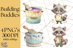 Construction Clipart, Truck Nursery Art PNG Product Image 1