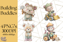 Construction Clipart, Truck Nursery Art PNG Product Image 1