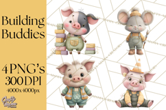 Construction Clipart, Truck Nursery Art PNG Product Image 1