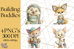 Construction Clipart, Truck Nursery Art PNG Product Image 1