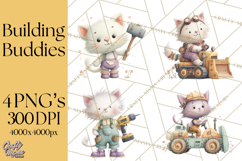 Construction Clipart, Truck Nursery Art PNG Product Image 1