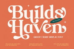 Builds Haven - Groovy Serif Display Font Product Image 1