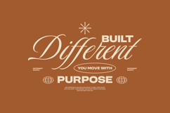 Built Different Typography Quotes T-shirt Design Product Image 1
