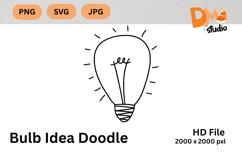 Bulb Idea Doodl Product Image 1