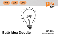 Bulb Idea Doodl Product Image 1