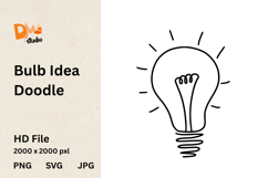 Bulb Idea Doodl Product Image 1