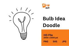 Bulb Idea Doodl Product Image 1