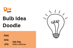 Bulb Idea Doodl Product Image 1