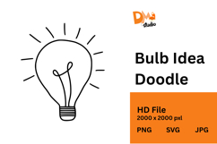 Bulb Idea Doodl Product Image 1