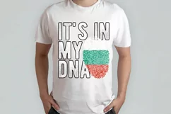 It's in my DNA Bulgaria Flag Fingerprint PNG Sublimation Product Image 2