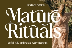 Bulings Nature - Vintage Serif Display Product Image 3